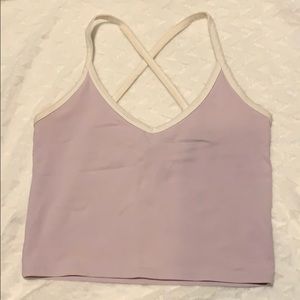 Cross back, crop top